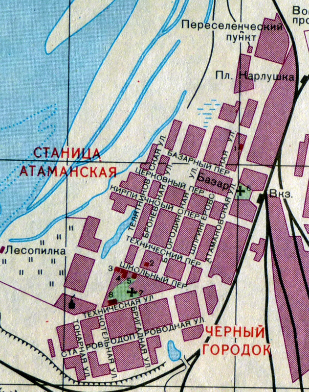 Карта ст атаманская павловского района краснодарского края